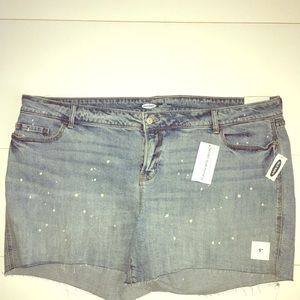 Old Navy Boyfriend Cut Off Jean Shorts Size 22Plus